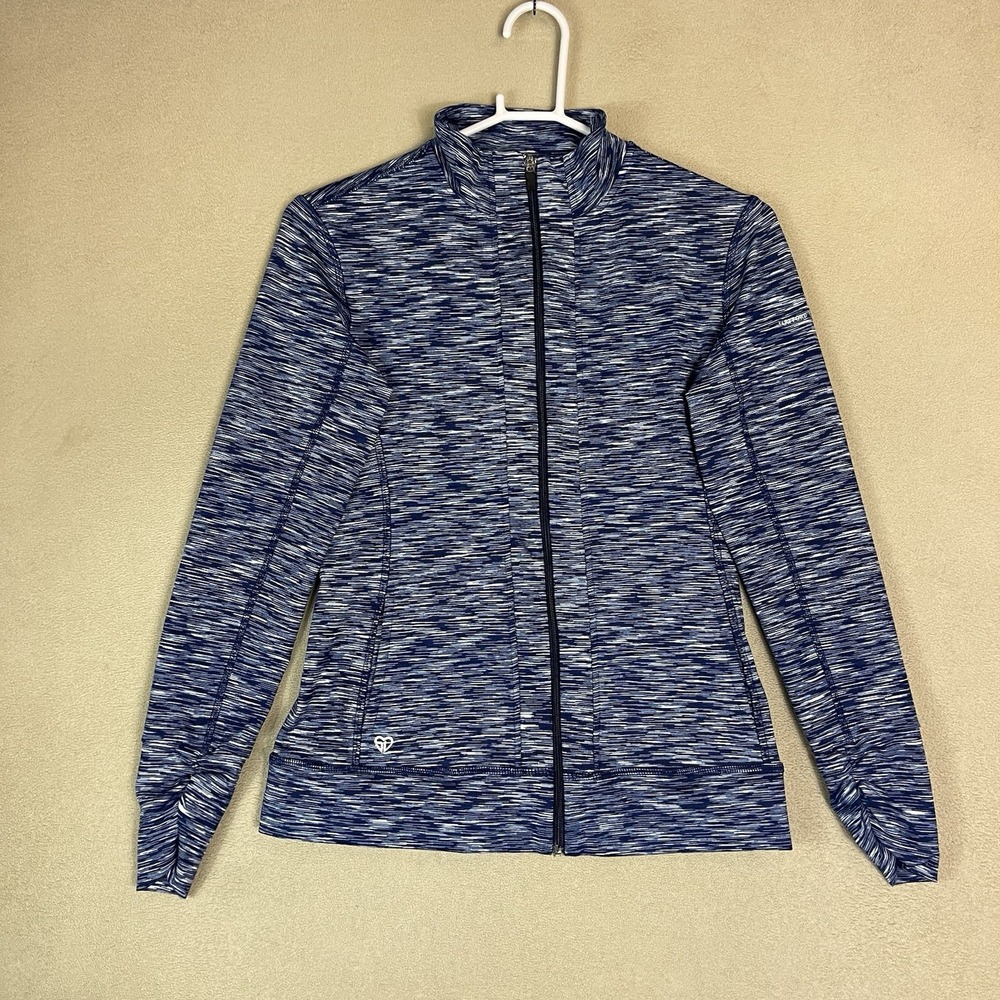 Straight Down Swing Jacket Womens S Blue‎ Golf Full Zip Athletic Stretch